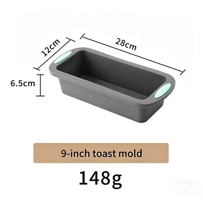 High-temperature resistant silicone cake baking pan set