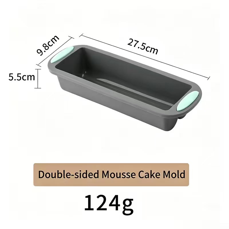 High-temperature resistant silicone cake baking pan set