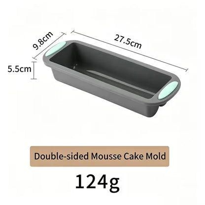 High-temperature resistant silicone cake baking pan set