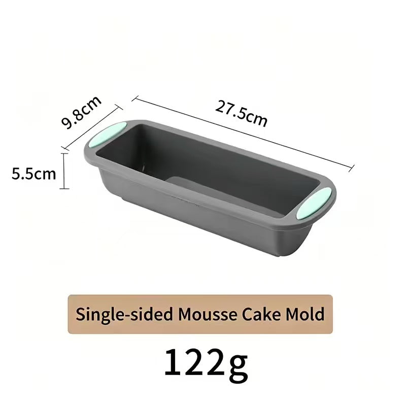 High-temperature resistant silicone cake baking pan set