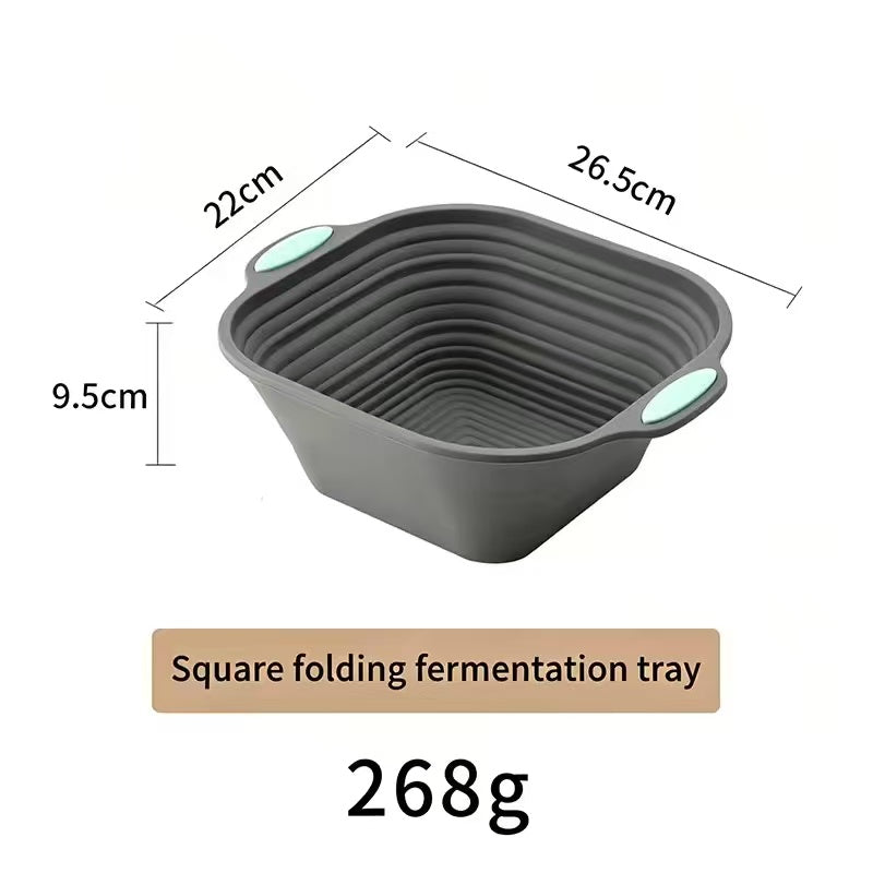 High-temperature resistant silicone cake baking pan set