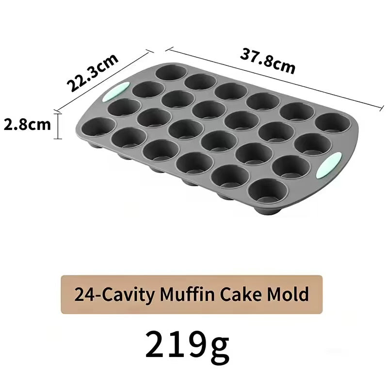 High-temperature resistant silicone cake baking pan set