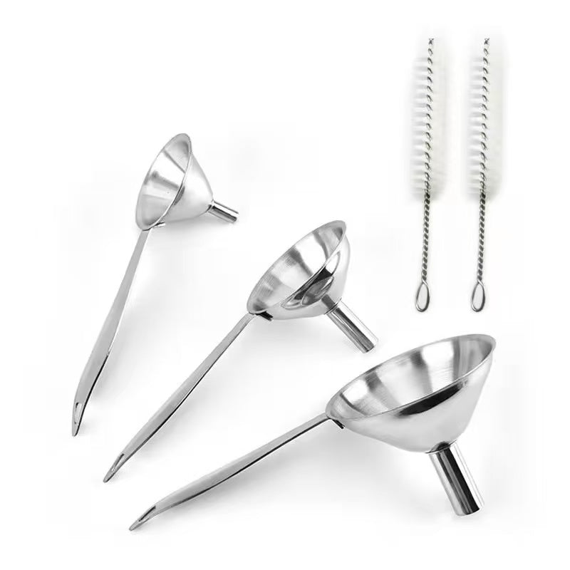 Stainless steel funnel set