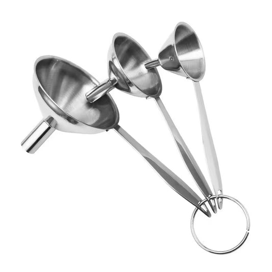 Stainless steel funnel set