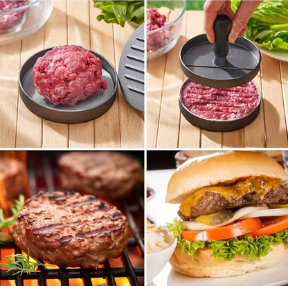 Hamburger meat press
