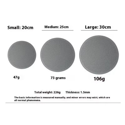 Household kitchen silicone heat insulation pad
