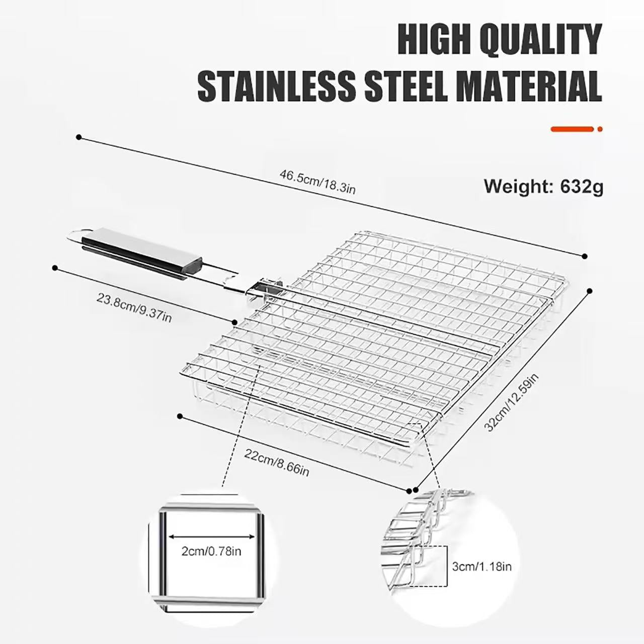 Multi-functional folding barbecue net