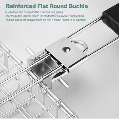 Multi-functional folding barbecue net