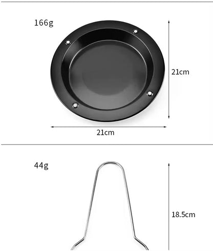 Carbon steel non-stick chicken baking plate