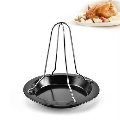 Carbon steel non-stick chicken baking plate