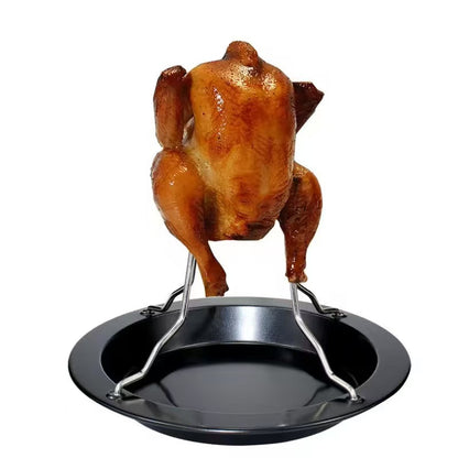 Carbon steel non-stick chicken baking plate