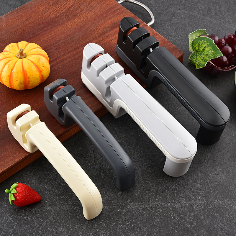 Manual rapid knife sharpener