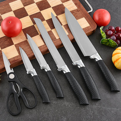 Stainless steel kitchen knife set - 7-piece set
