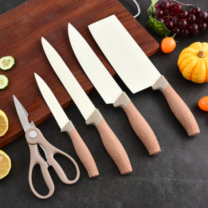 Stainless steel kitchen knife set - 6-piece set