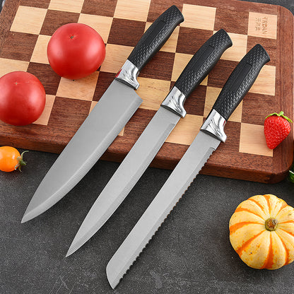 Stainless steel kitchen knife set - 7-piece set