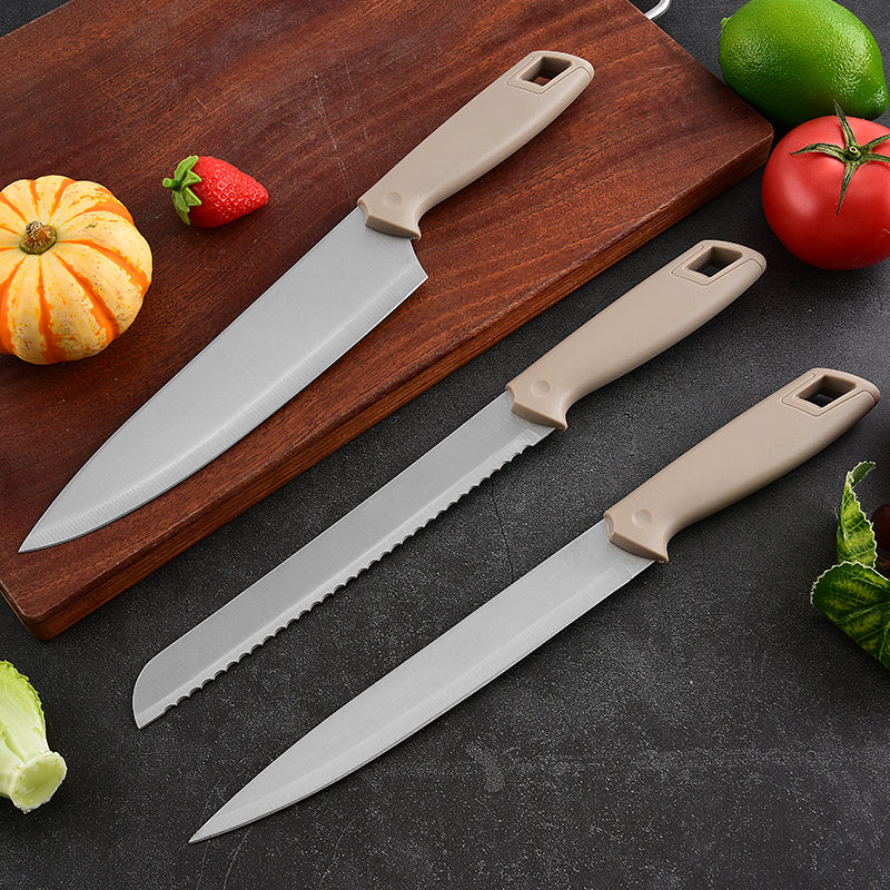Stainless steel kitchen knife set - 7-piece set