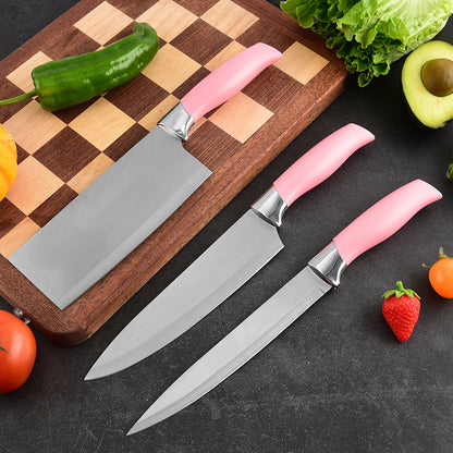 Stainless steel kitchen knife set - 7-piece set
