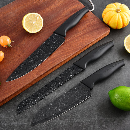 Stainless steel kitchen knife set - 7-piece set