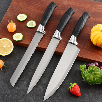 Stainless steel kitchen knife set - 7-piece set