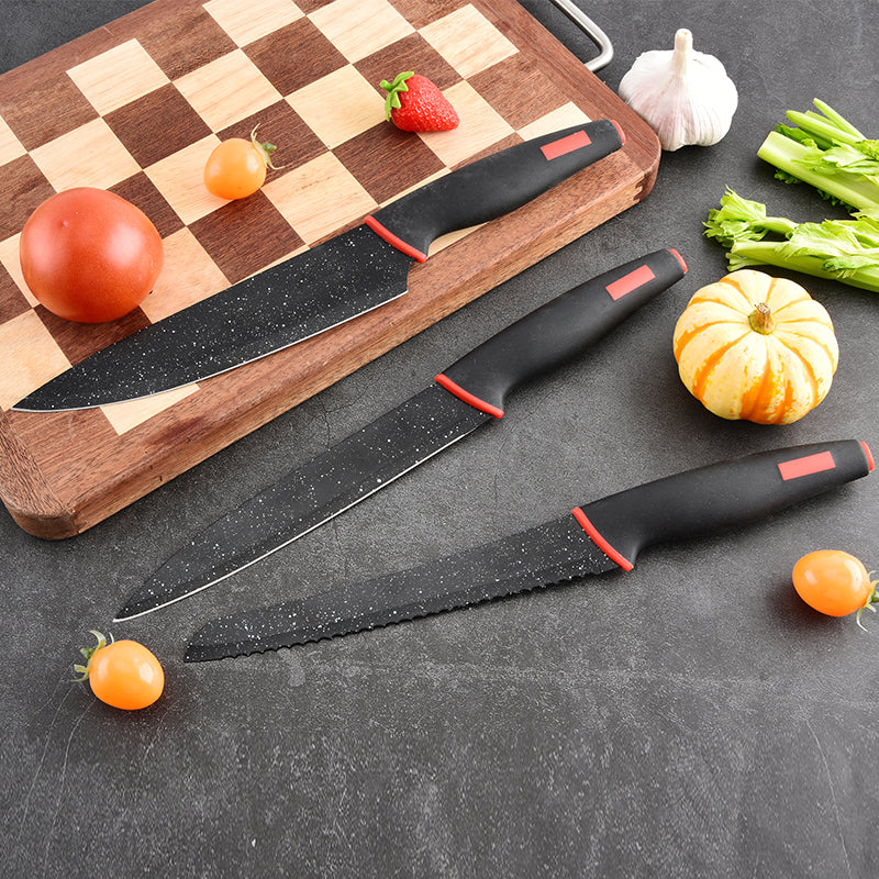 Stainless steel kitchen knife gift set - 6-piece set