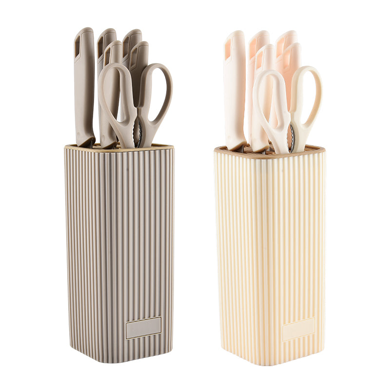 Stainless steel kitchen knife set - 7-piece set