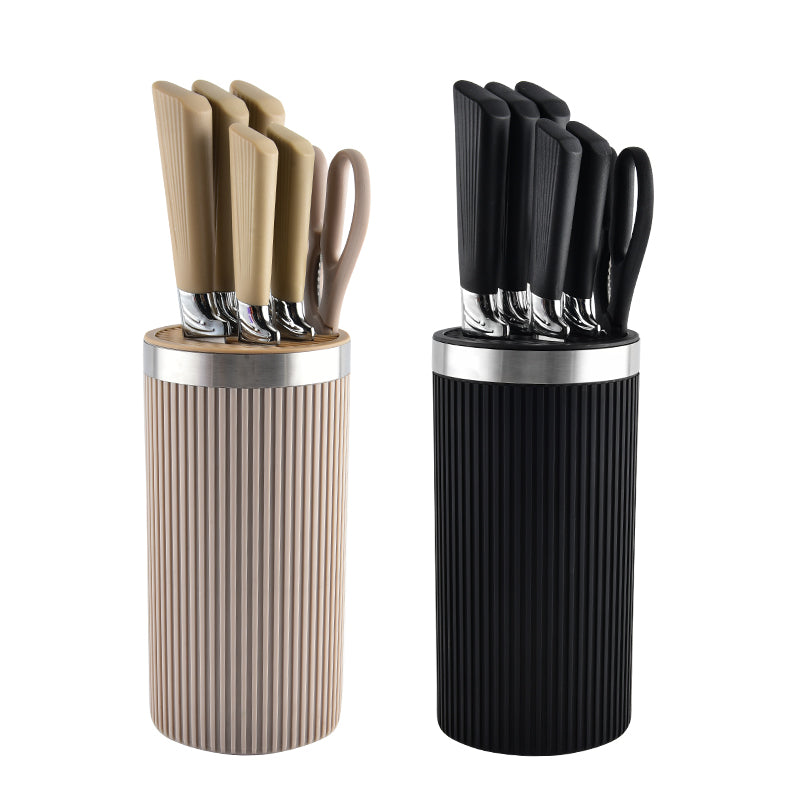 Stainless steel kitchen knife set - 7-piece set
