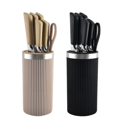 Stainless steel kitchen knife set - 7-piece set