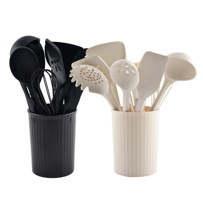 Food-grade silicone household kitchen cooking and baking set - 12-piece set