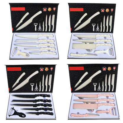 Stainless steel kitchen knife set - 6-piece set