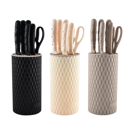 Stainless steel kitchen knife set - 7-piece set