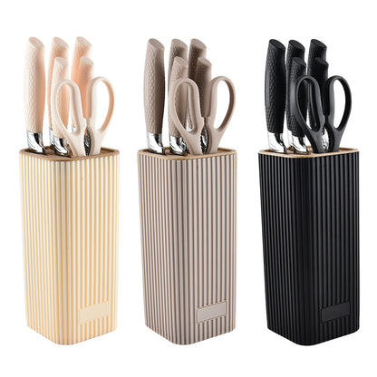 Stainless steel kitchen knife set - 7-piece set