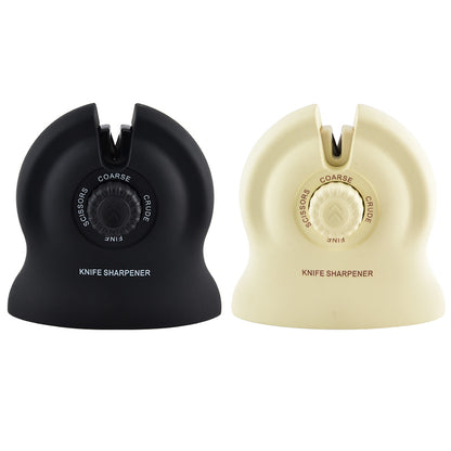 Manual rotary angle-setting household quick knife sharpener