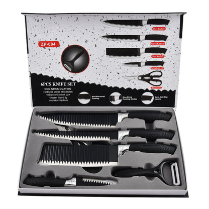 Stainless steel kitchen knife set - 6-piece set