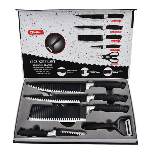 Stainless steel kitchen knife set - 6-piece set