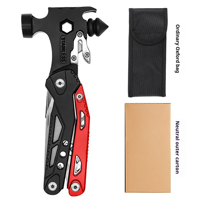 Multifunctional fire hammer, vehicle-mounted safety window-breaking hammer