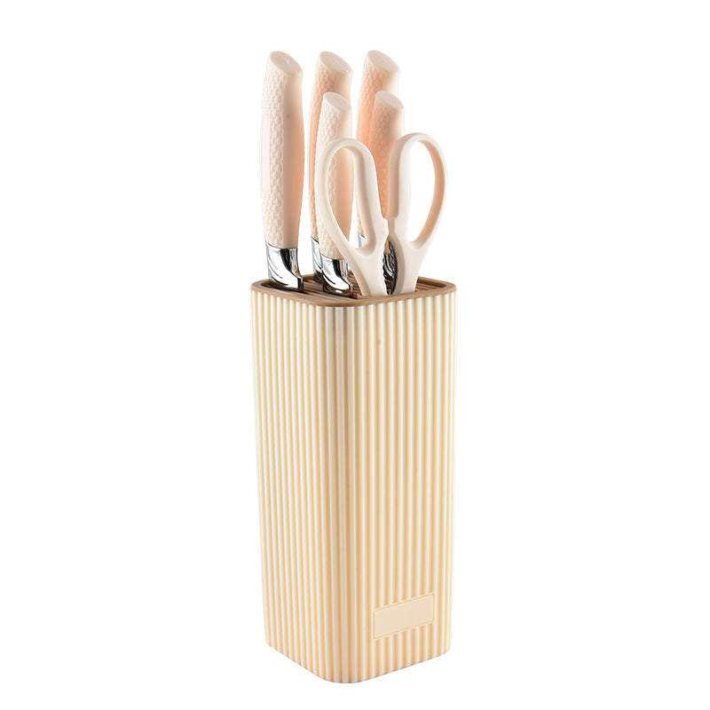 Stainless steel kitchen knife set - 7-piece set
