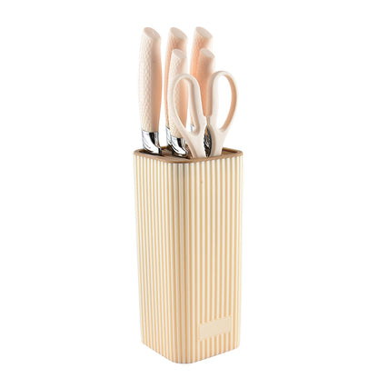 Stainless steel kitchen knife set - 7-piece set