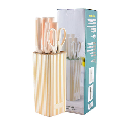Stainless steel kitchen knife set - 7-piece set