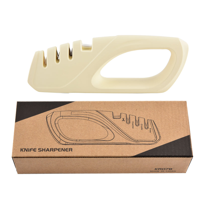 Four-stage household quick knife sharpener
