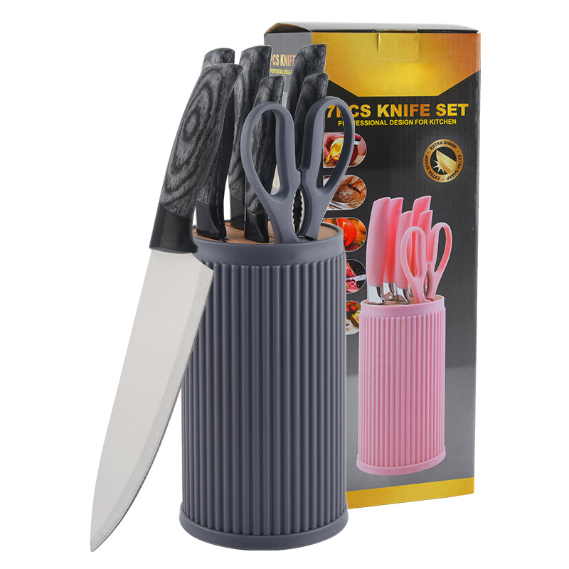 Stainless steel kitchen knife set - 7-piece set