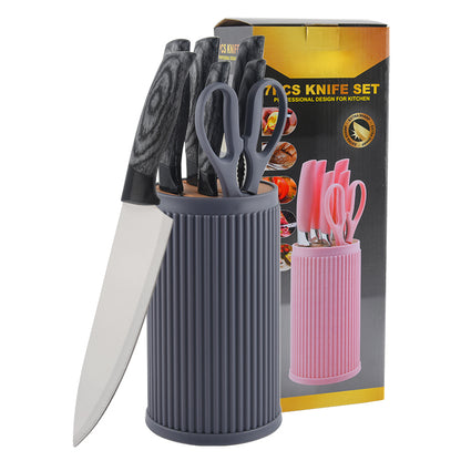 Stainless steel kitchen knife set - 7-piece set