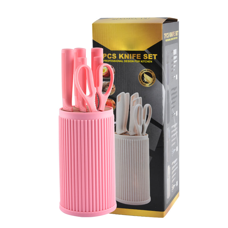 Stainless steel kitchen knife set - 7-piece set