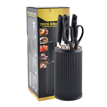 Stainless steel kitchen knife set - 7-piece set
