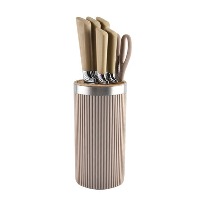 Stainless steel kitchen knife set - 7-piece set