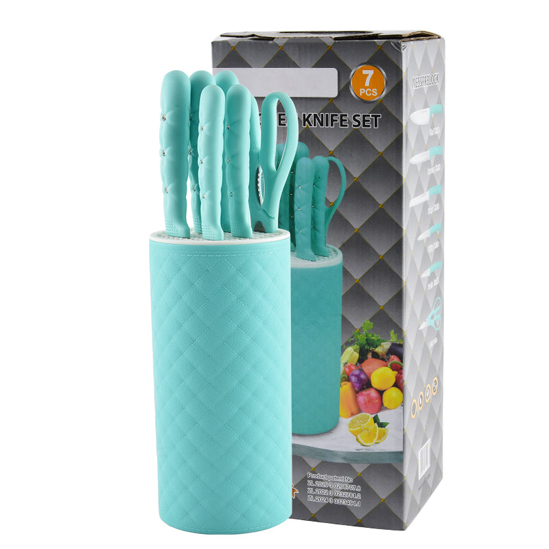 Stainless steel kitchen knife set - 7-piece set