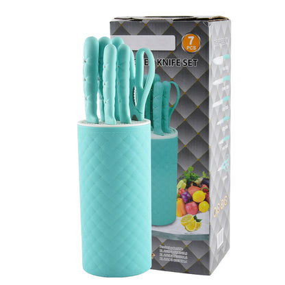 Stainless steel kitchen knife set - 7-piece set