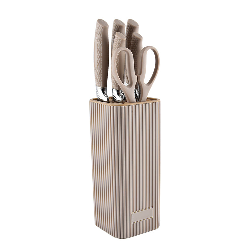 Stainless steel kitchen knife set - 7-piece set
