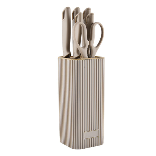 Stainless steel kitchen knife set - 7-piece set