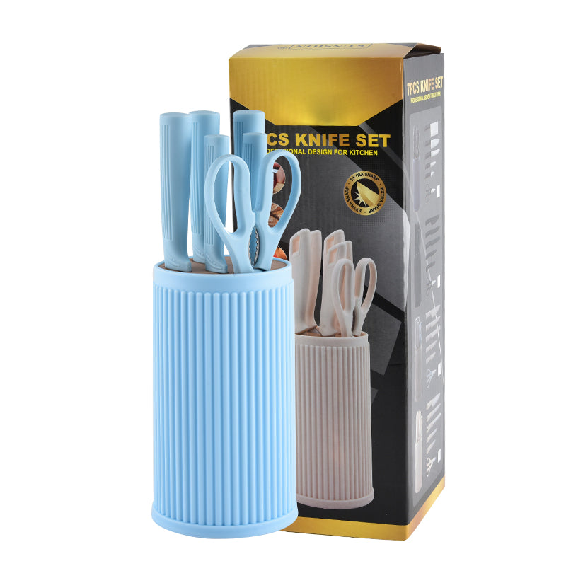 Stainless steel kitchen knife set - 7-piece set