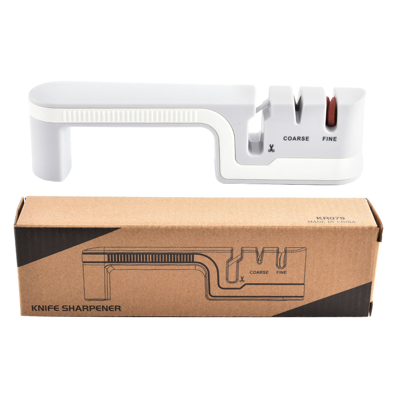 Manual rapid knife sharpener